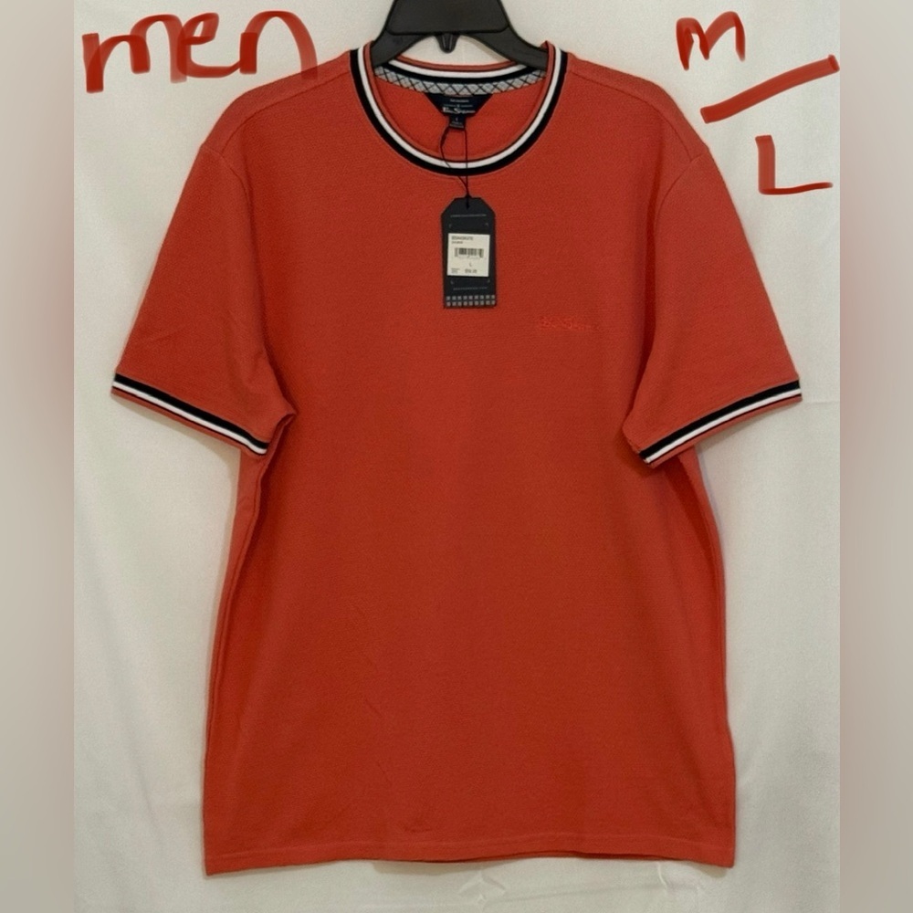 Ben Sherman Short Sleeve Orange Tee